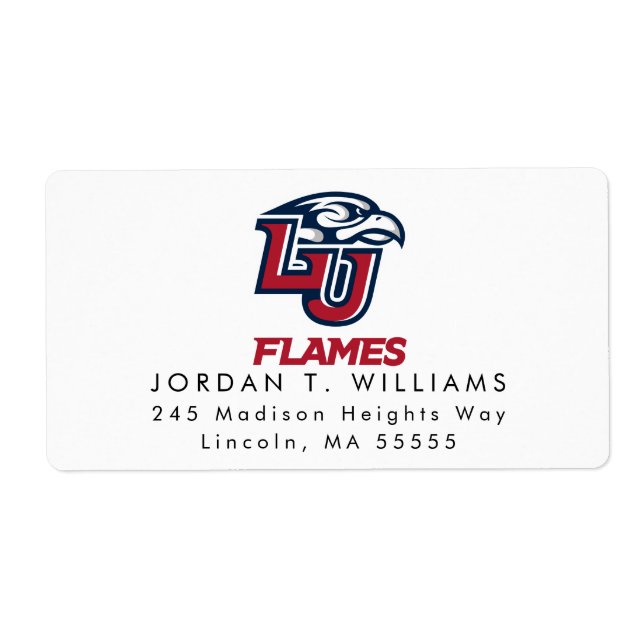 Liberty University Primary Logo Label (Front)
