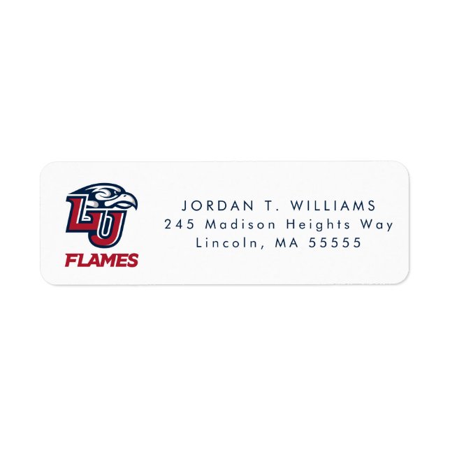 Liberty University Primary Logo Label (Front)