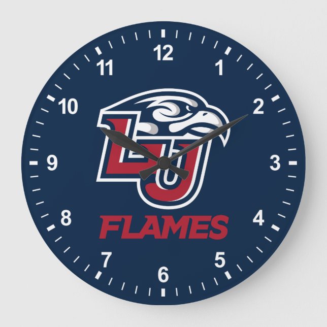 Liberty University Primary Logo Large Clock (Front)