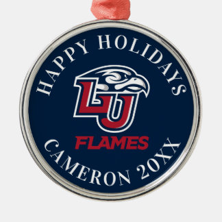 Liberty University Primary Logo Metal Ornament