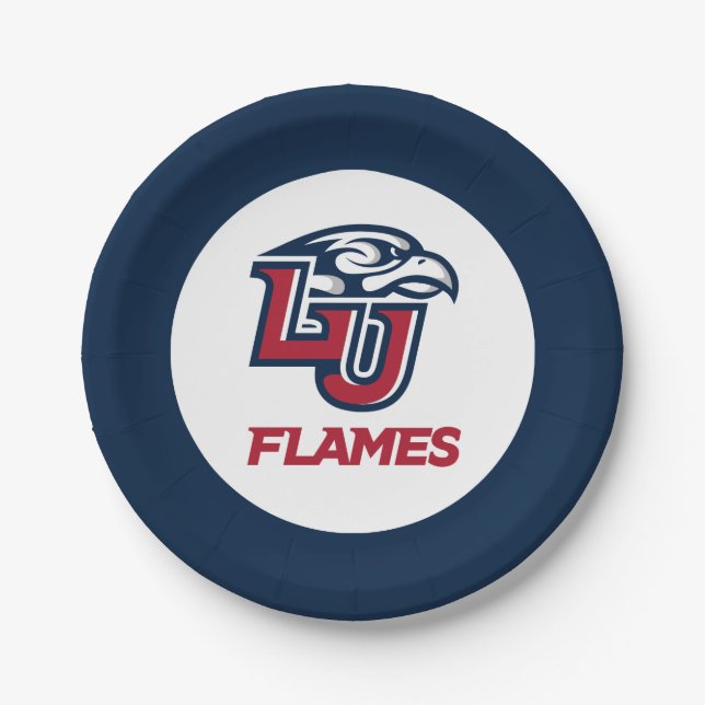Liberty University Primary Logo Paper Plates (Front)
