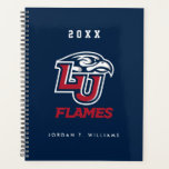 Liberty University Primary Logo Planner<br><div class="desc">Check out these Liberty University designs! Show off your Flames pride with these new University products. These make the perfect gifts for the University student,  alumni,  family,  friend or fan in your life. All of these Zazzle products are customizable with your name,  class year,  or club. Go Flames!</div>