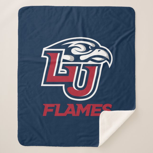 Liberty University Primary Logo Sherpa Blanket (Front)