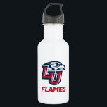 Liberty University Primary Logo Stainless Steel Water Bottle<br><div class="desc">Check out these Liberty University designs! Show off your Flames pride with these new University products. These make the perfect gifts for the University student,  alumni,  family,  friend or fan in your life. All of these Zazzle products are customizable with your name,  class year,  or club. Go Flames!</div>