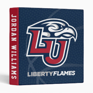 Liberty University State Basketball 3 Ring Binder