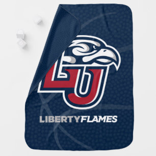 Liberty University State Basketball Baby Blanket