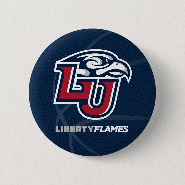 Liberty University State Basketball Button (Front)