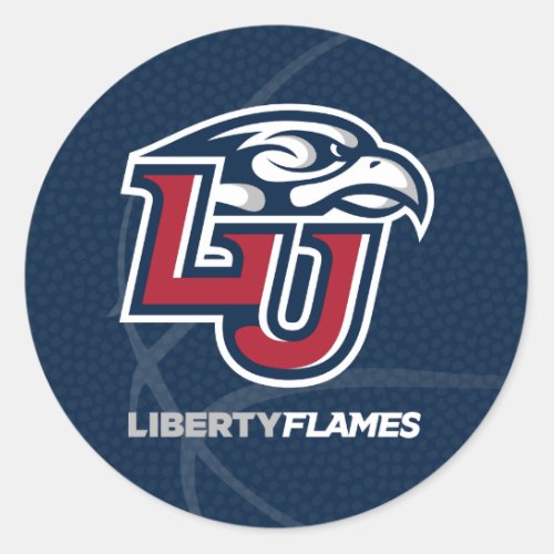 Liberty University State Basketball Classic Round Sticker