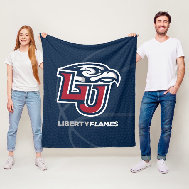 Liberty University State Basketball Fleece Blanket (In Situ)