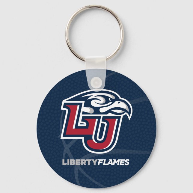 Liberty University State Basketball Keychain (Front)