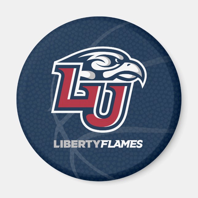 Liberty University State Basketball Magnet (Front)