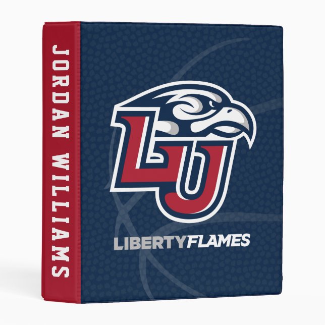 Liberty University State Basketball Mini Binder (Front/Spine)