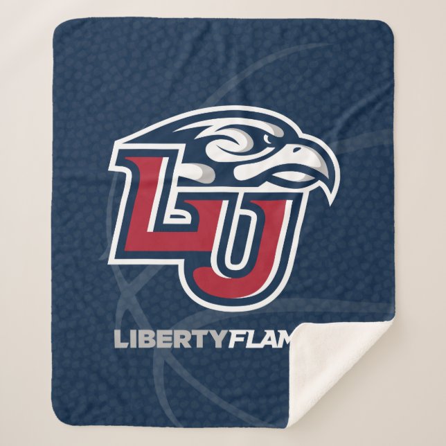 Liberty University State Basketball Sherpa Blanket (Front)