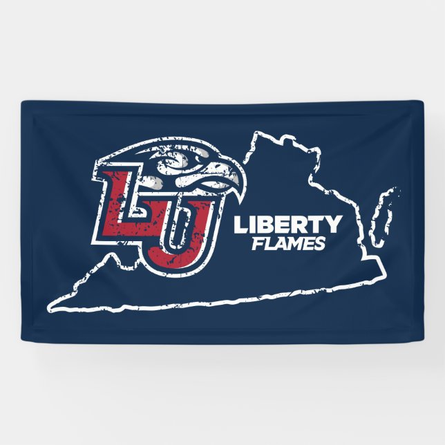 Liberty University State Love Banner (Horizontal)