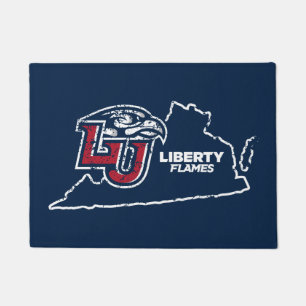 Liberty University State Love Doormat