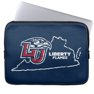 Liberty University State Love Laptop Sleeve