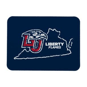 Liberty University State Love Magnet