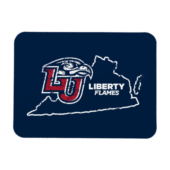 Liberty University State Love Magnet (Horizontal)