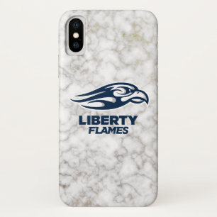 Liberty University White Marble iPhone X Case
