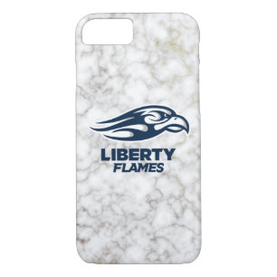 Liberty University White Marble iPhone 8/7 Case