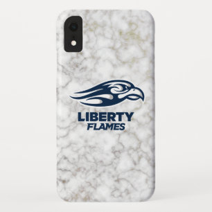 Liberty University White Marble iPhone XR Case
