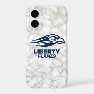 Liberty University White Marble iPhone 17 Case