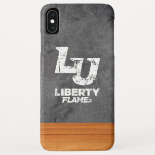 Liberty University Wood Cement Half White iPhone XS Max Case