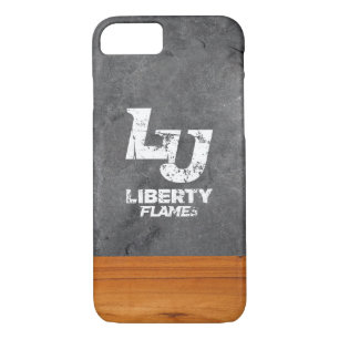 Liberty University Wood Cement Half White iPhone 8/7 Case