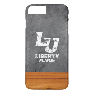 Liberty University Wood Cement Half White iPhone 8 Plus/7 Plus Case