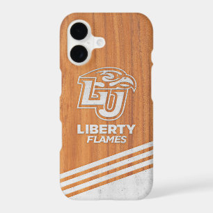 Liberty University Wood Cement Logo Stripe Color iPhone 17 Case