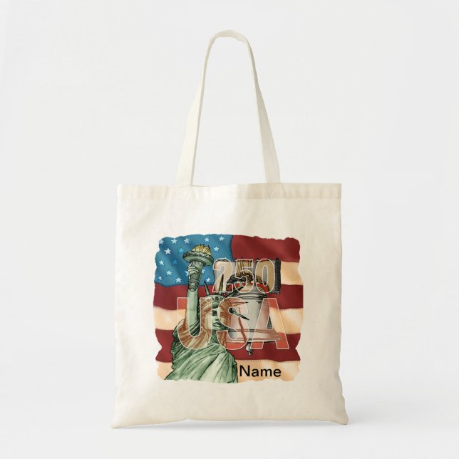 Liberty USA 250th anniversary Tote Bag (Front)