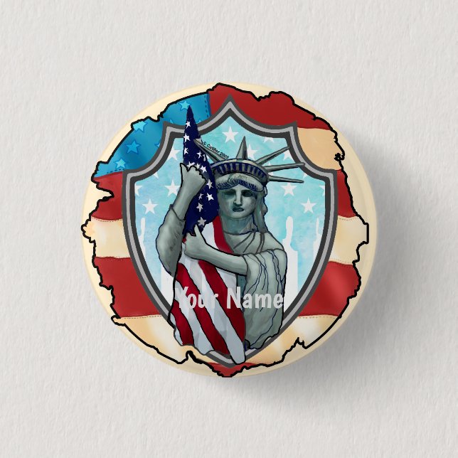 Liberty USA  Button (Front)
