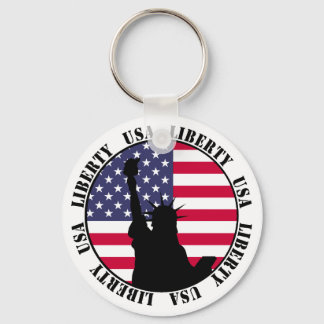 Liberty USA Keychain
