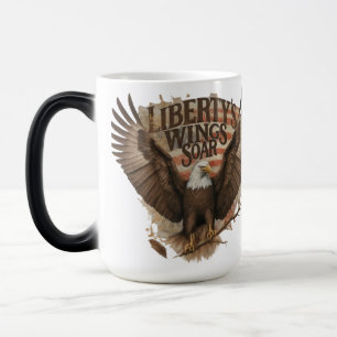 Liberty wings soar mug design 