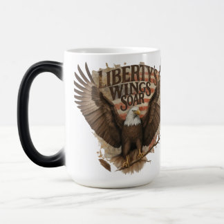 Liberty wings soar mug design