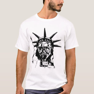 LIBERTY with Gas Mask T-Shirt