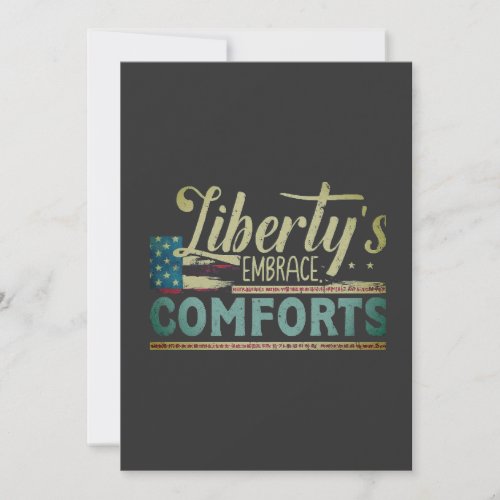 Libertys Embrace Comfortsâââââïââïââï Holiday Card