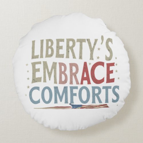 libertys embrace comforts round pillow