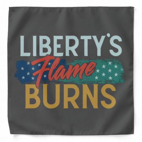 Libertys Flame Burns Bandana