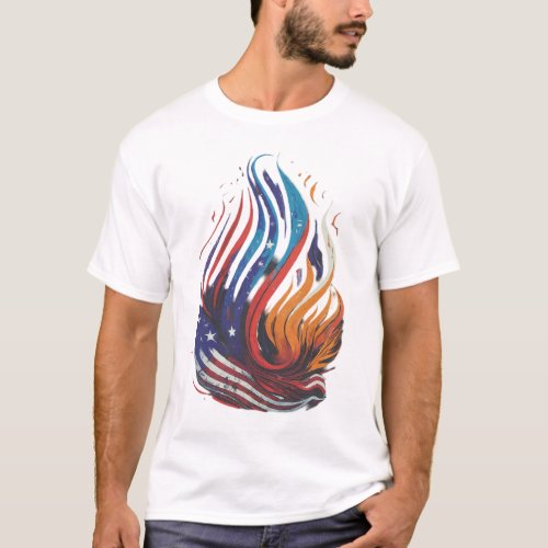 Libertys Flame Ignites Hope T_Shirt