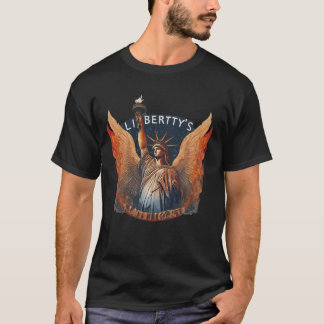 Liberty's Flame Lights Night T-Shirt