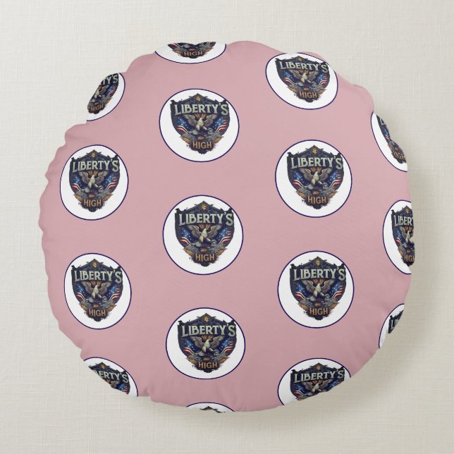 Liberty's solars high round pillow (Front)