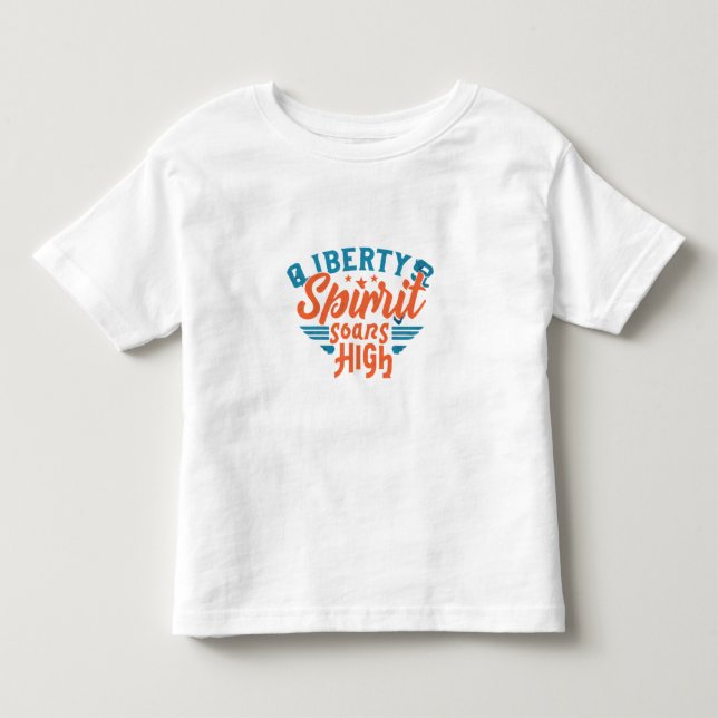 Liberty's Spirit Soars High Toddler T-shirt (Front)