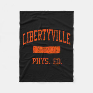 Libertyville High School Hs Libertyville Il Phys E Fleece Blanket