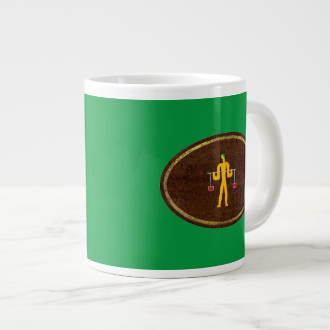 Libra 2008 large coffee mug (Front Right)