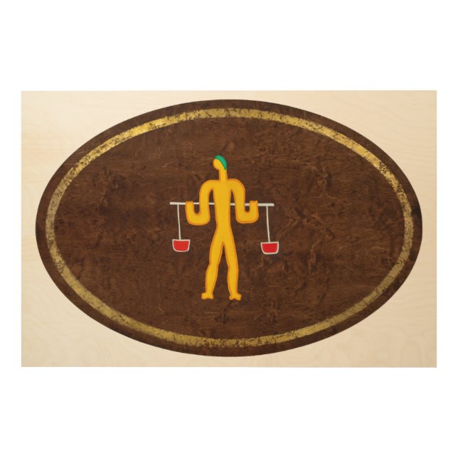 Libra 2008 wood wall art (Front)