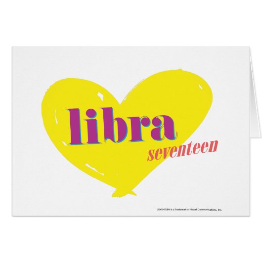 Libra 3 cards (Front Horizontal)