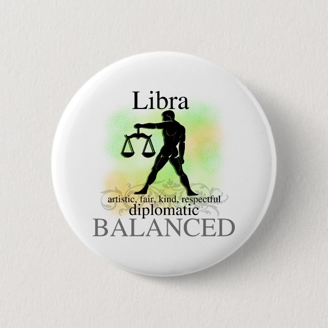 Libra About You Pinback Button (Front)