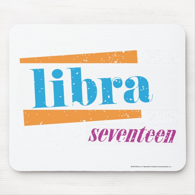 Libra Aqua Mouse Pad (Front)