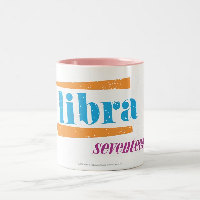 Libra Aqua Two-Tone Coffee Mug (Center)
